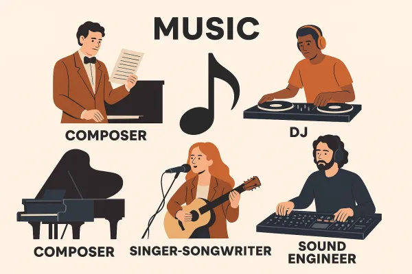 Les principaux metiers de la musique Les principaux metiers de la musique