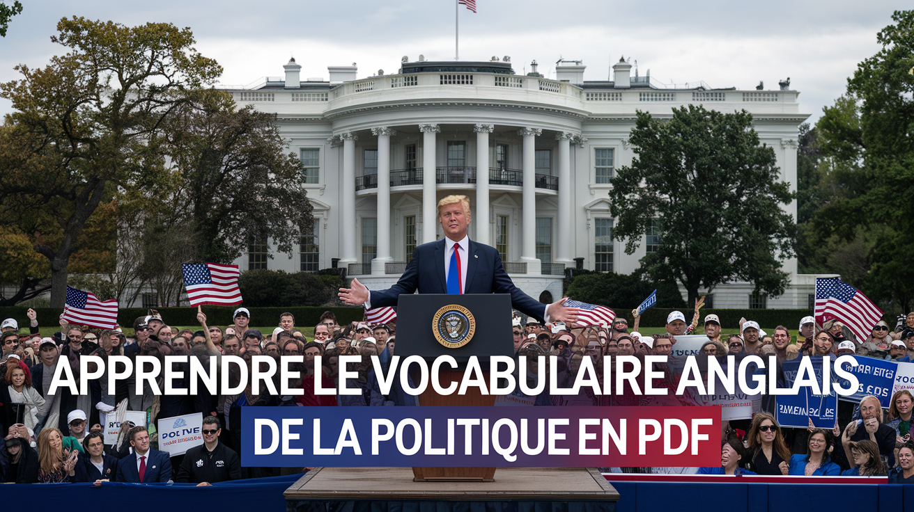 Apprendre le vocabulaire anglais de la politique en PDF
