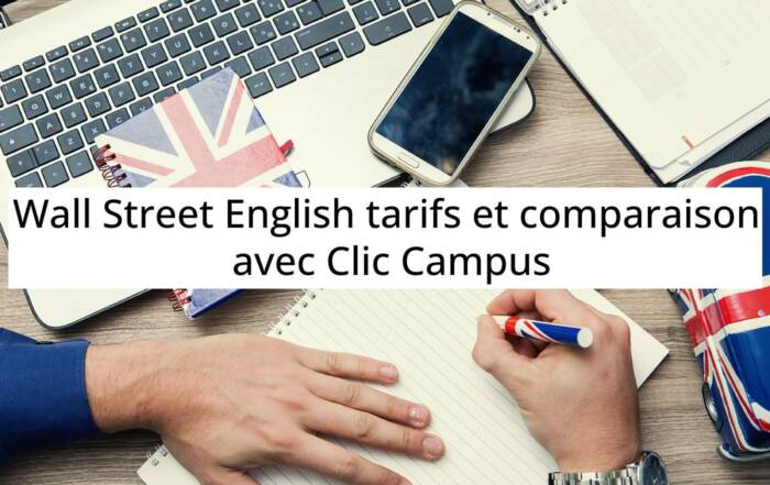 Nouveau pWall Street English tarifs et comparaison avec Clic Campusrojet