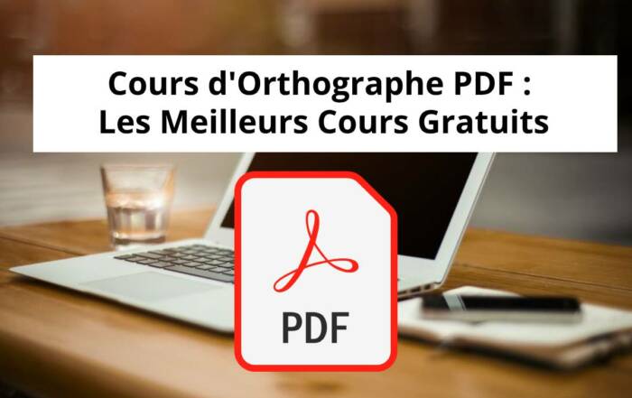 Cours dOrthographe PDF   Les Meilleurs Cours Gratuits
