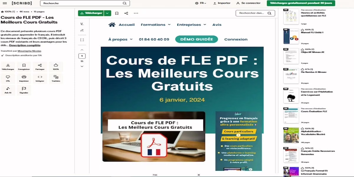 Collection Scribd FLE