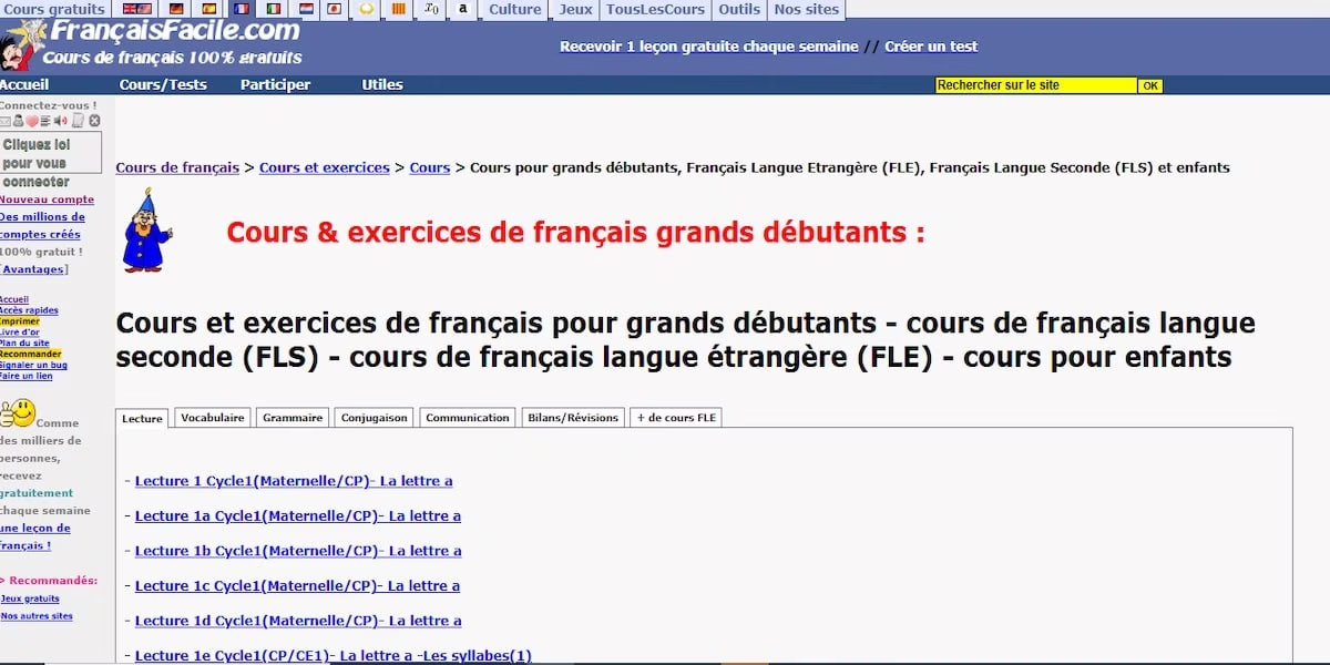 Français facile – Plus de 200 exercices interactifs