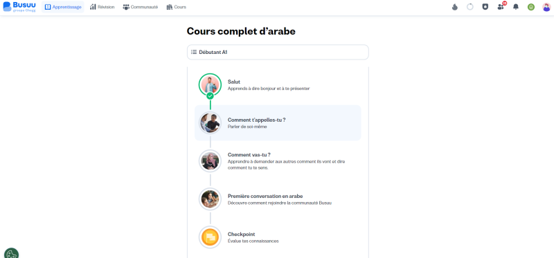 formation arabe 1