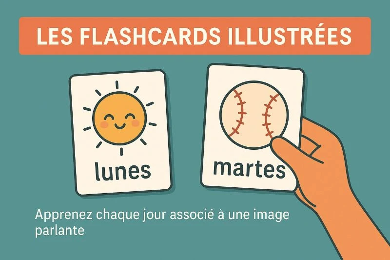 Les flashcardes illustrées