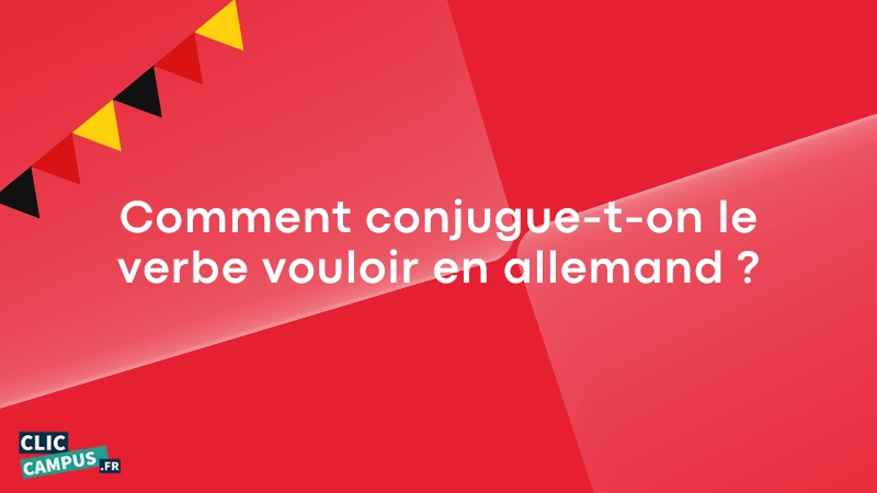 Comment conjugue-t-on le verbe vouloir en allemand