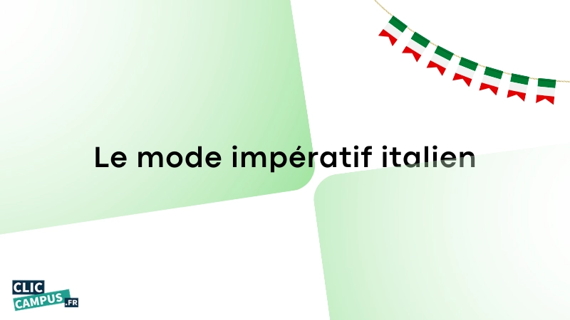 Le mode impératif italien