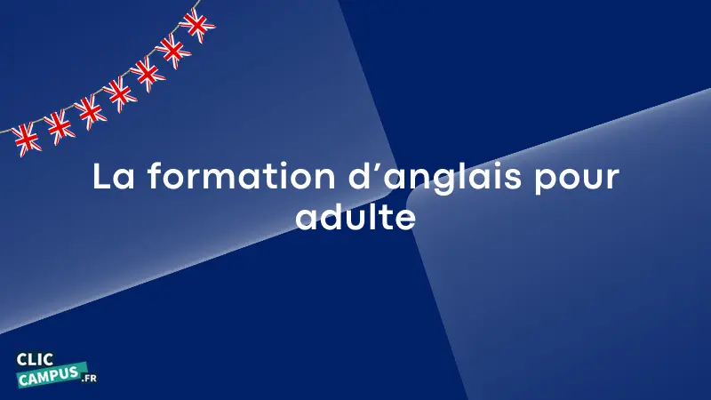 La formation d’anglais pour adulte