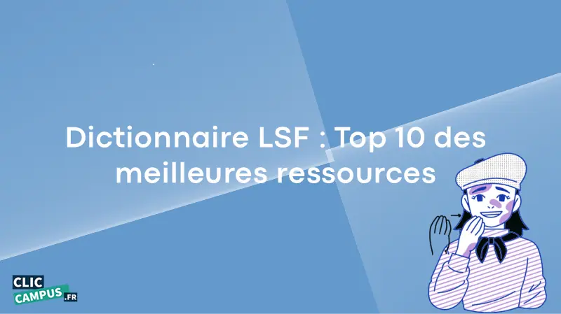 Top 10 des dictionnaires LSF