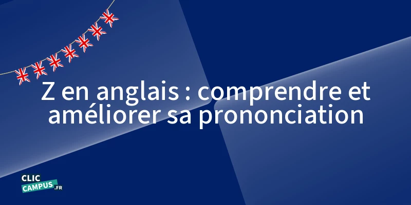 Z en anglais : comprendre et améliorer sa prononciation
