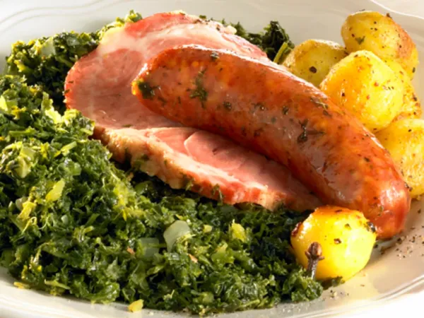 Grünkohl mit Pinkel