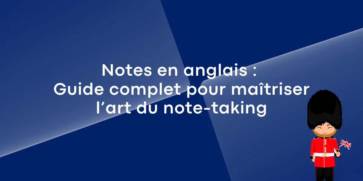 Notes en anglais : Guide complet pour maîtriser l’art du note-taking