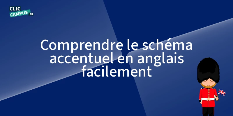 Comprendre le schéma accentuel en anglais facilement