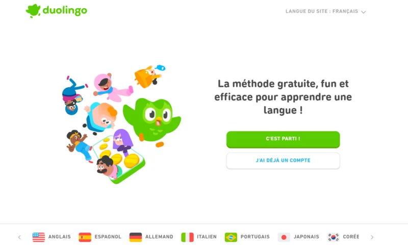 site duolingo