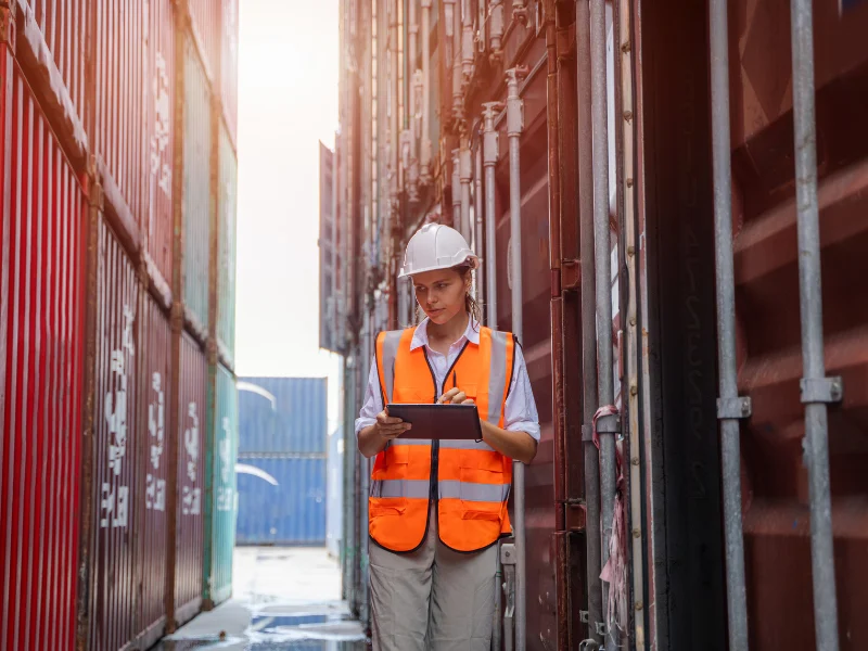 Tableau de vocabulaire supply chain avec incoterms et termes logistiques en anglais