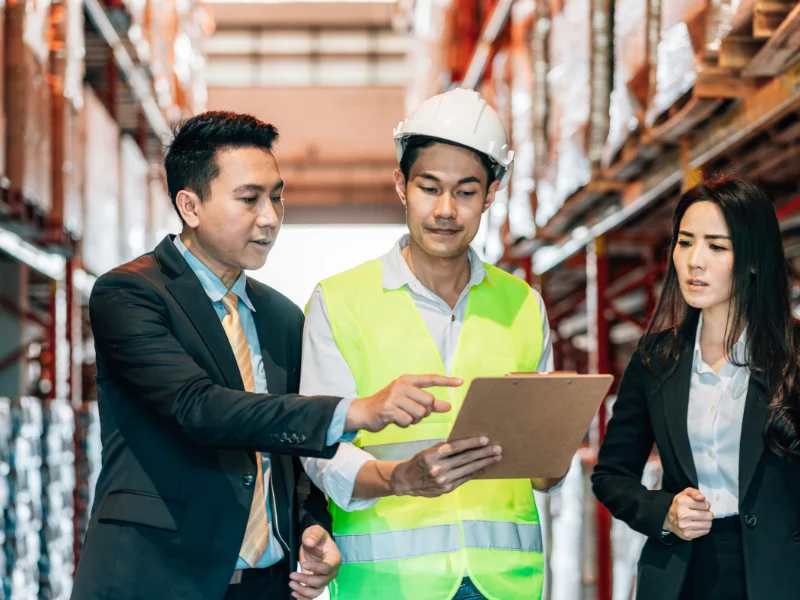 Professionnel de la logistique en formation d'anglais transport et supply chain