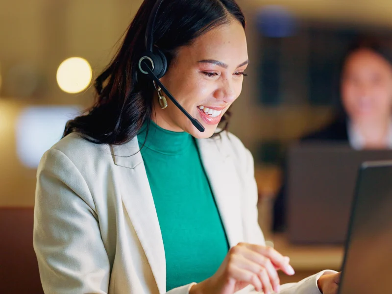 Customer Success Manager en échange avec un client anglophone