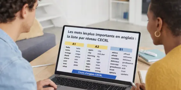 Les mots les plus importants en anglais la liste par niveau CECRL